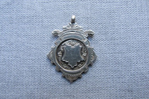 Small silver fob - /, medal