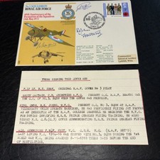 RAF FDC 3 Squadron RAF multi signed inc WW1 RFC VC recipient A/Cdre F M F West