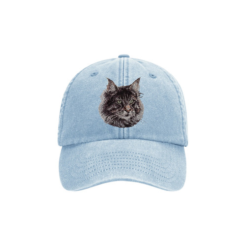 Maine coon cat embroidered - coon,