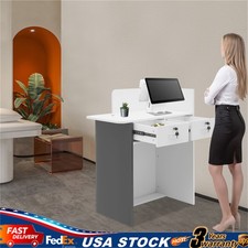 Modern front desk reception - modern,