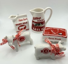 KURT ADLER SET OF 5 PORCELAIN