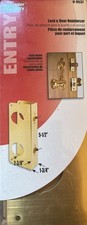 Defender U 9537 Brass Recessed Door Reinforcer Home Security-safety Deadbolt
