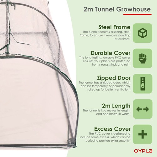 Tunnel growhouse garden plant - growhouse,
