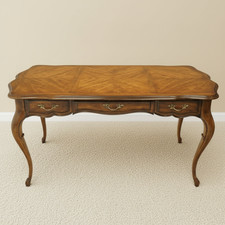 Vintage French walnut console