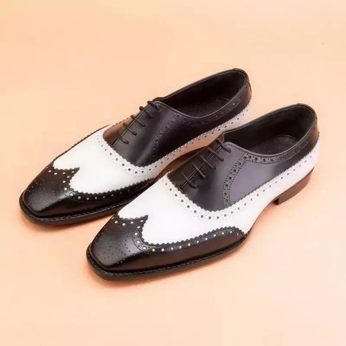 Handmade men black and - and, white
