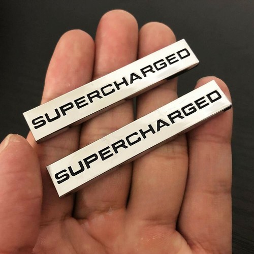 2pcs metal supercharged - supercharged, car