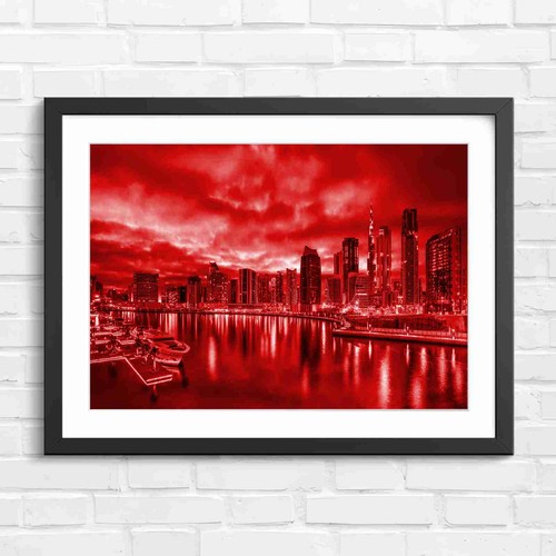 Dubai marina sunset skyline - dubai,