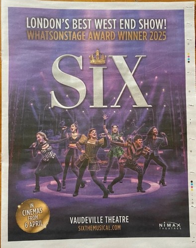 Six the musical theatre - musical,