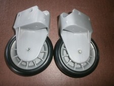 GRACO TRAVEL COT CARRY BAG - PAIR (2) SPARE WHEELS