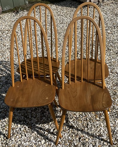 Superb retro ercol set 4 - retro, of