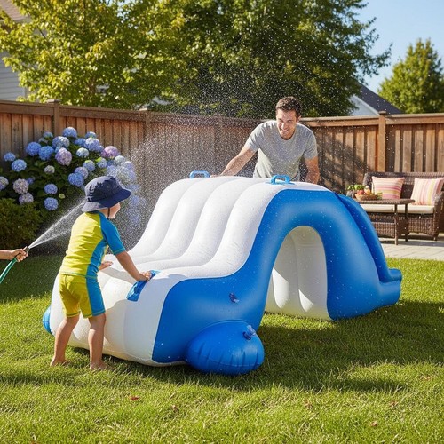 Inflatable slide water park - slide,