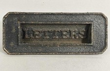 Antique Cast Iron Letter Box-