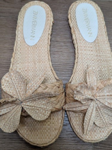 Zimmermann woven raffia flower - zimmermann,