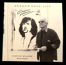 SIGNED GRAHAM NASH LIVE VINY