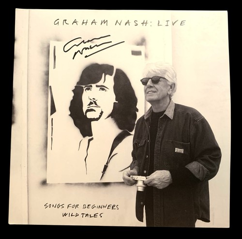 Signed graham nash live viny - live,