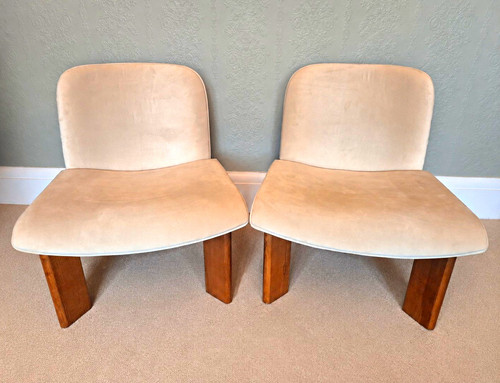 Pair designer moulded - of,