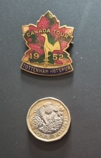 Tottenham/Spurs 1952 Canadian Tour Enamel Badge