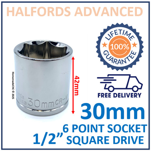Halfords advanced 30mm - 30mm, 1/2"