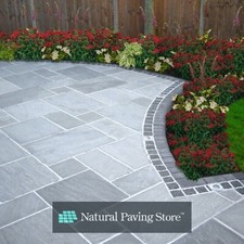 Indian sandstone paving - sandstone, slabs