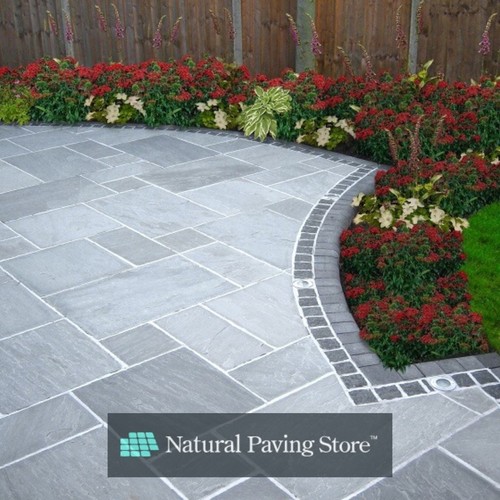 Indian sandstone paving slabs - sandstone,