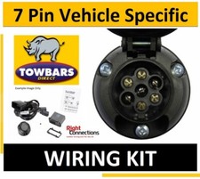7 Pin Towbar Wiring For Toyota Verso S (P12) 2011 to 2013 Specific Electrics