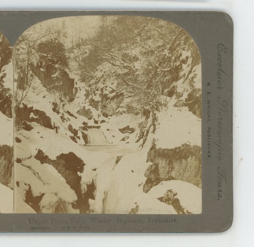 Upper pecca falls - falls, winter