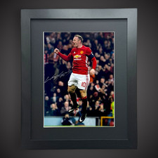 Framed Wayne Rooney Hand