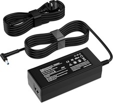 For HP 45W Blue Tip Laptop Adapter Charger 19.5V 2.31A & Power Lead Charger Plug