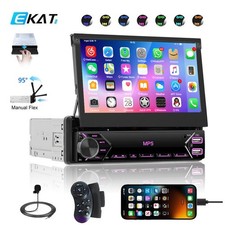 7inch Single 1 DIN Flip out Car Radio Stereo Touch Screen Bluetooth MP5 Player