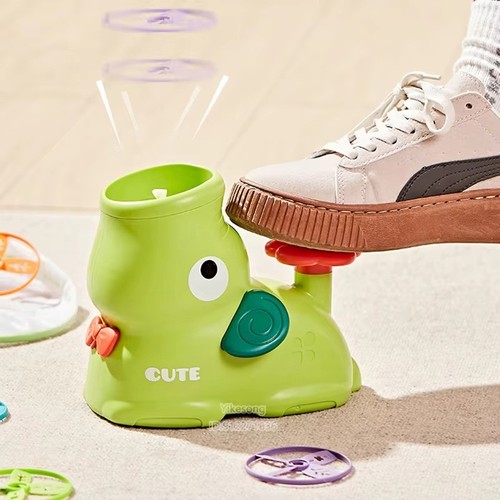 Kids flying disc launcher kit - disc,