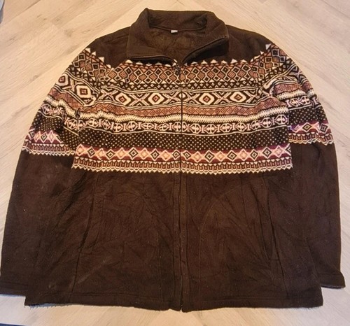 Uniqlo brown fair isle - brown,