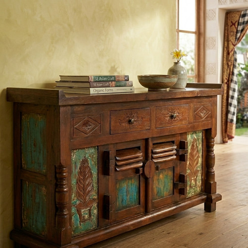 Sideboard teak reclaimed wood - reclaimed,