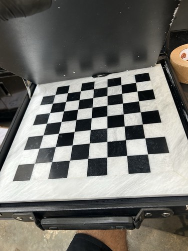 Inch marble chess set with - 12-inch,