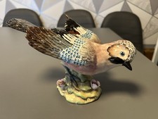 STUNNING BESWICK RARE 1ST VERSION JAY BIRD RAISED FLOWERS FIGURINE No 1219A EX