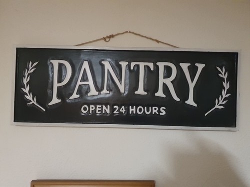 Pantry sign vintage antique - sign,