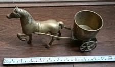 Vintage brass horse - vintage,