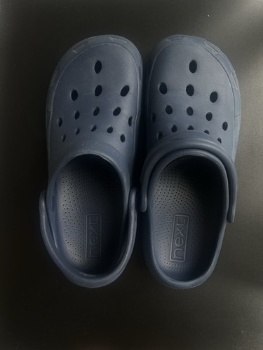 Next navy junior clogs size - ,