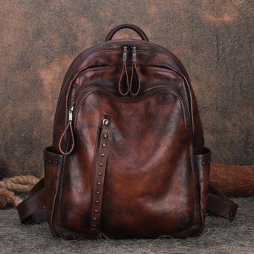 Handmade leather laptop - leather,