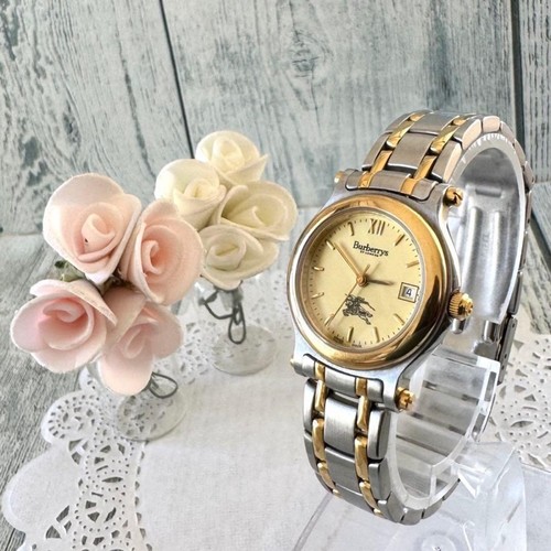 Burberry 8100 gold round - burberry,