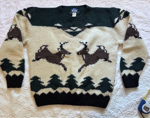 Woolrich vintage sweater deer - woolrich,