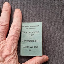 Pitman’s Shorthand Vest