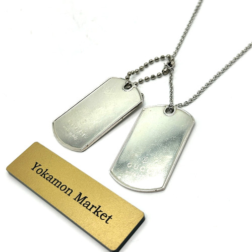 Gucci double dog tag - double, pendant