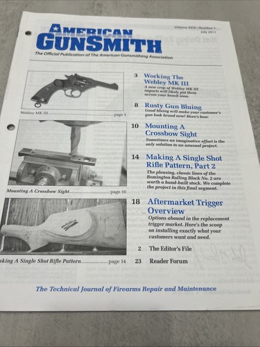 American gunsmith july - gunsmith, 2011