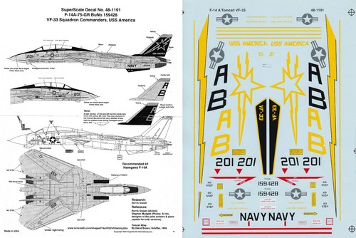 Superscale decals f 14a - decals, 1/48