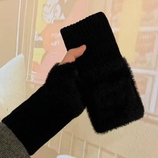 Thermal fingerless gloves - fingerless,
