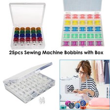 25 Bobbin Spools with Storage
