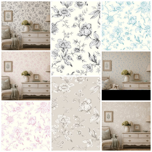 Vintage french country - french, floral