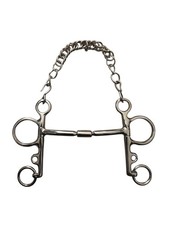 Roller Pelham Comfort Barrel Bits Horse Riding Myler Snaffle Bits Brand New