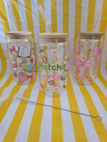 Glass cup straw - cup, &