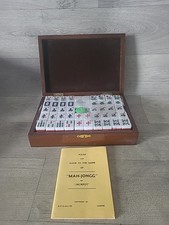 vintage mah jong game bamboo backs h.p.g. jackpot Never Played 